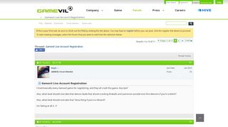 Gamevil Live Account Registration - GAMEVIL Forums