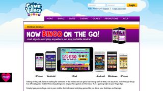 GameVillage Bingo Mobile | GameVillage Bingo