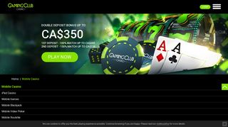 Gaming Club |The Best Mobile Online Casino In Canada!