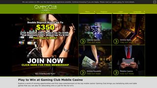 Gaming Club | Welcome to the Top Mobile Casino!