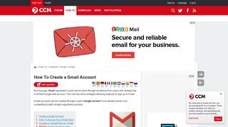 How To Create a Gmail Account - Ccm.net