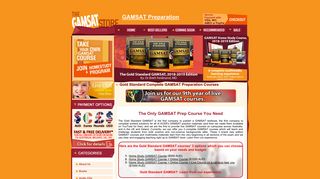 Gold Standard Complete GAMSAT Preparation Courses