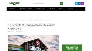 10 Benefits of Having a Gander Mountain Credit Card - Money Inc