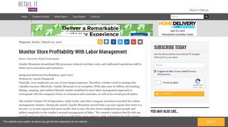 Monitor Store Profitability With Labor Management