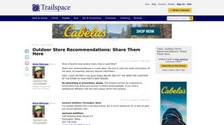 Outdoor Store Recommendations: Share Them Here - Trailspace