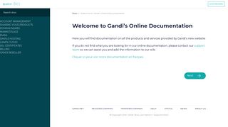 Logging into Gandi.net - Welcome to Gandi's Online Documentation ...