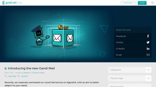 Introducing the new Gandi Mail | Gandi News