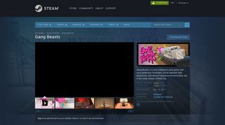 Gang Beasts on Steam
