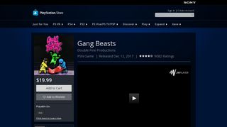 Gang Beasts on PS4 | Official PlayStation™Store US