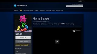 Gang Beasts on PS4 | Official PlayStation™Store US