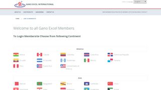 Member site - Gano Excel International
