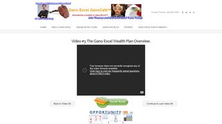 The Gano Excel Wealth Plan Overview. - Gano Excel GanoCafe
