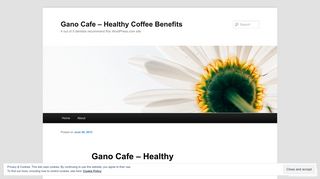 Healthy Coffee Benefits - Gano Cafe - WordPress.com