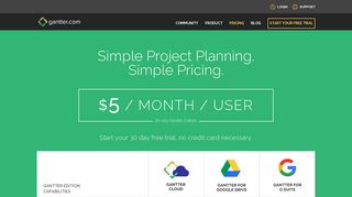 Gantter | Project Planning & Task Management Software