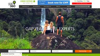Gap Year Travel Experts Gap360 offer 200 Amazing Trips in 50 ...