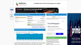 Portal.gap.com - Is GapWeb Down Right Now?