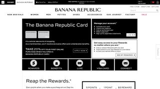 Banana Republic Credit Card | Banana Republic