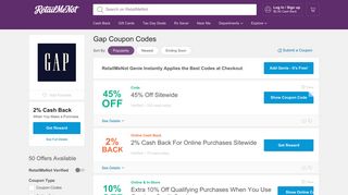 25% Off Gap Coupons, Promo Codes 2019 - RetailMeNot