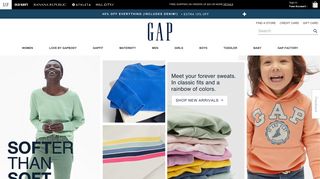 Shop Gap for Casual Women's, Men's, Maternity, Baby & Kids Clothes