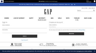 My GAP Account Login | Gap® UK