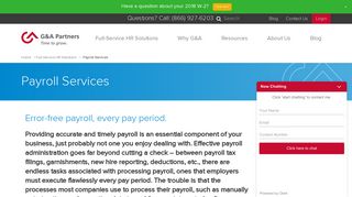 Payroll Services | G&A Partners