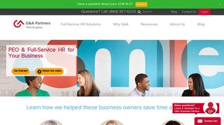 G&A Partners: PEO Services, Full-Service HR Outsourcing, Payroll ...