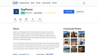 GapForce | Reviews and Programs | Go Overseas