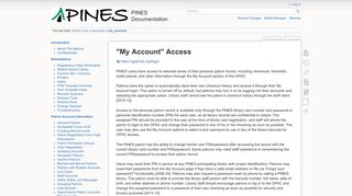 circ:accounts:my_account [PINES Documentation]