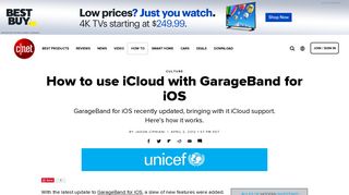 How to use iCloud with GarageBand for iOS - CNET