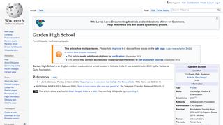 Garden High School - Wikipedia
