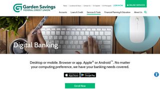 Digital Banking | Garden Savings | Parsippany, NJ - Newark, NJ ...