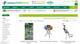 Sales Offers | Garden Wildlife Direct