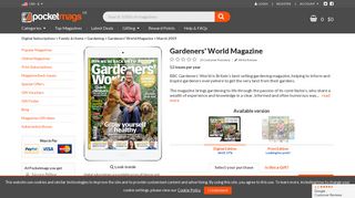 Gardeners' World Magazine - February 2019 Subscriptions ...