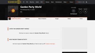 Garden Party World - GameSpot