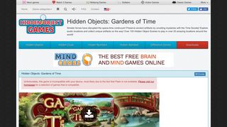Hidden Objects: Gardens of Time - HiddenObjectGames.com