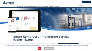 Smart compressor monitoring service iConn | CompAir - Gardner Denver