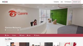 Garena Malaysia Company Profile and Jobs | WOBB