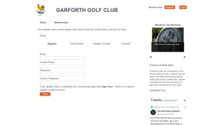 Register - garforth golf club