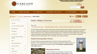 Garland Texas - Water Utilities