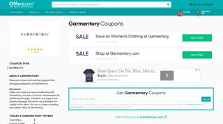Garmentory Coupons & Promo Codes 2019 - Offers.com