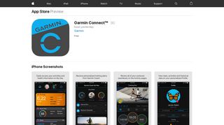 Garmin Connect™ on the App Store - iTunes - Apple
