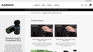 Garmin eLog™ Compliant ELD Tutorial Videos | Garmin | United States