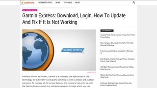 Garmin Express: Download, Login, How To Update and Fix If It Is Not ...
