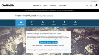 Maps & Map Updates | Garmin | United States