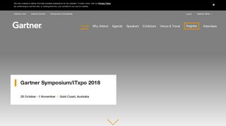 Gartner Symposium/ITxpo 2018 Gold Coast | IT Leadership Conference