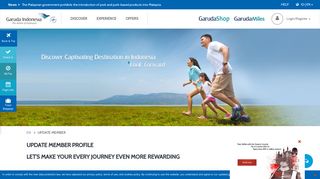 Update Member GarudaMiles - Garuda Indonesia