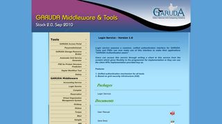 Login Service - GARUDA Access Portal