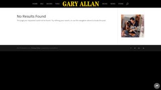 Gary Allan | The Official Site of Gary Allan
