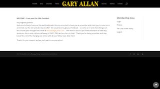 Welcome | Gary Allan