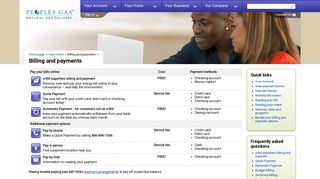Billing and payments (Peoples Gas)